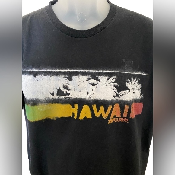 RIP CURL Hawaii Short Sleeve Men Graphic Tee Shirt Men L Large - Picture 2 of 6
